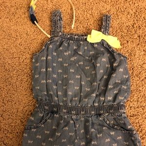 Adorable romper with matching accessories